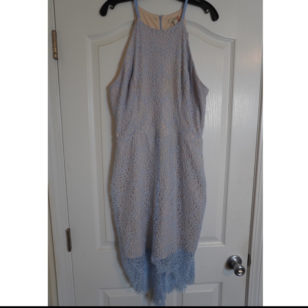 Gianni Bini Baby Blue Lace Dress